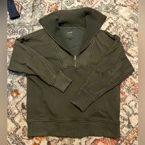 Aerie zip pullover sweatshirt